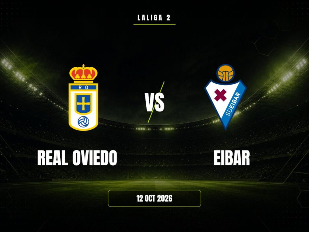 Real Oviedo contra Eibar, LaLiga 2