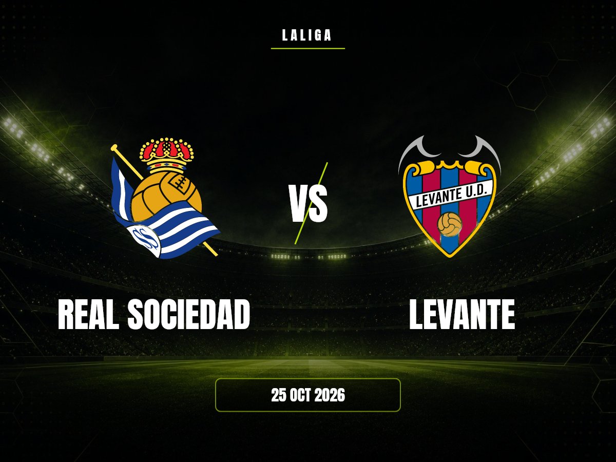 Real Sociedad contra Levante, LaLiga