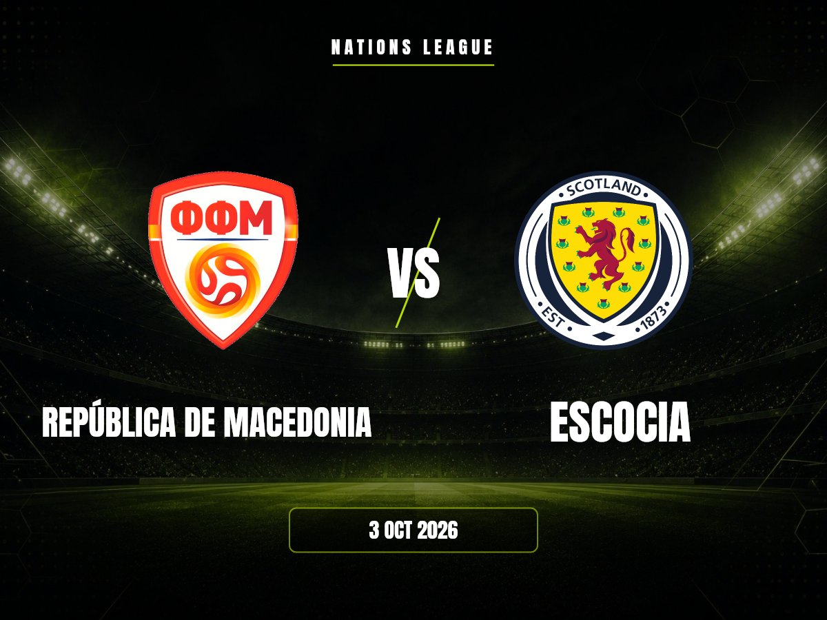 República de Macedonia vs Escocia: Pronóstico | Nations League República De Macedonia contra Escocia, Nations League