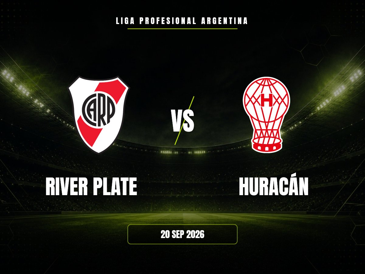 River Plate vs Huracán: dónde ver, horario y canal | Liga Profesional Argentina River Plate contra Huracán, Liga Profesional Argentina