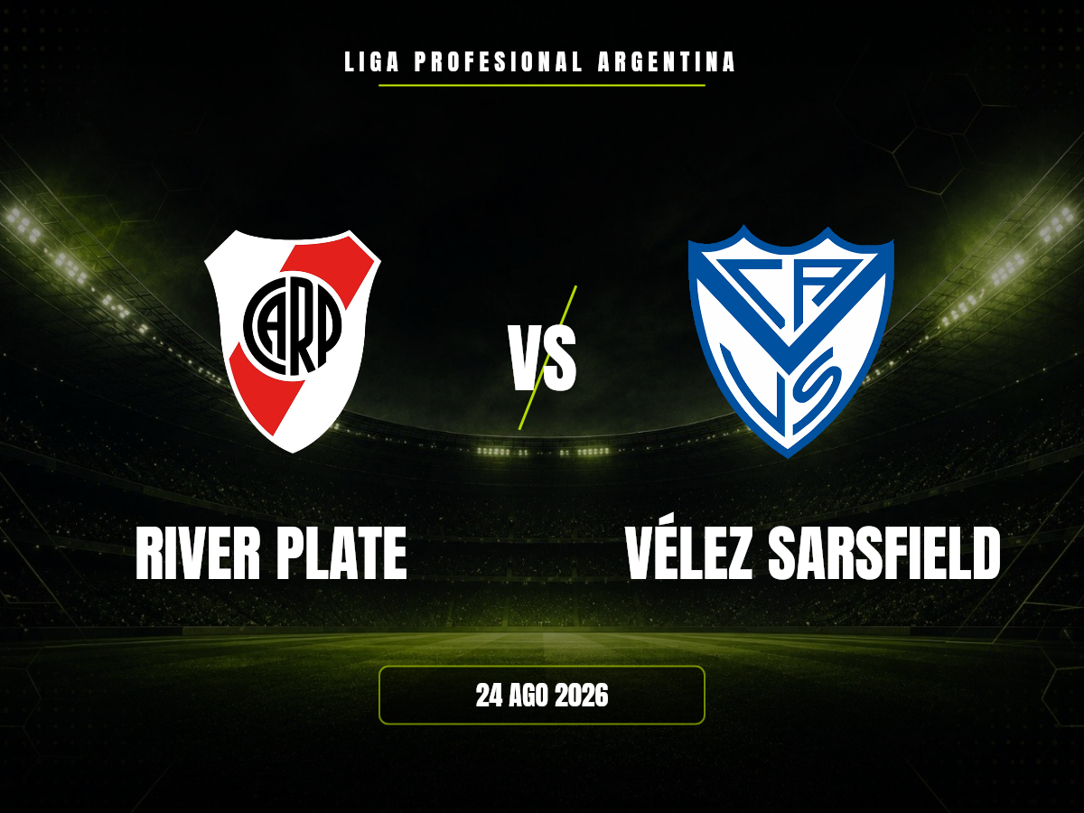River Plate contra Vélez Sarsfield, Liga Profesional Argentina