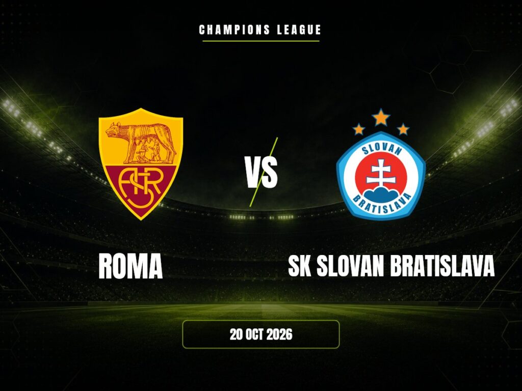 Roma contra SK Slovan Bratislava, Champions League