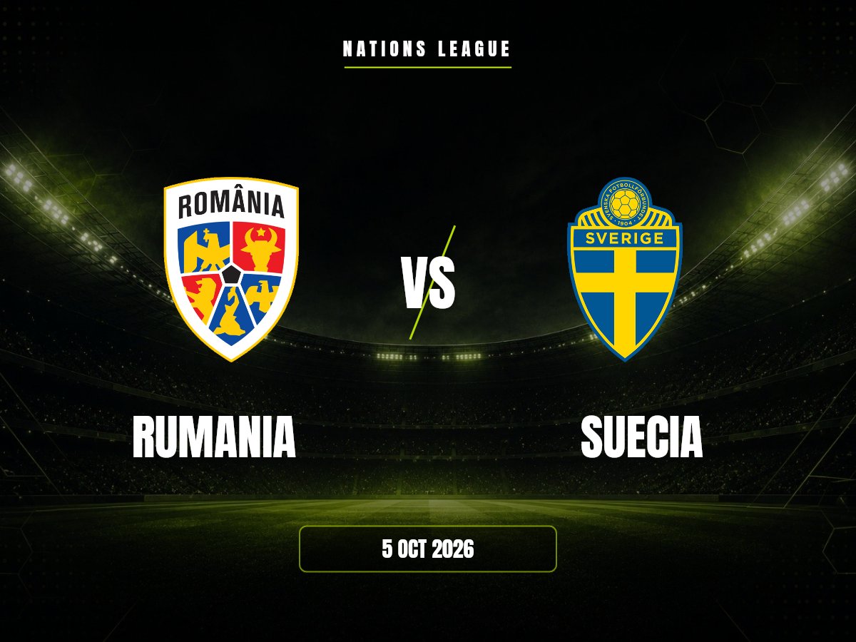 Rumania contra Suecia, Nations League