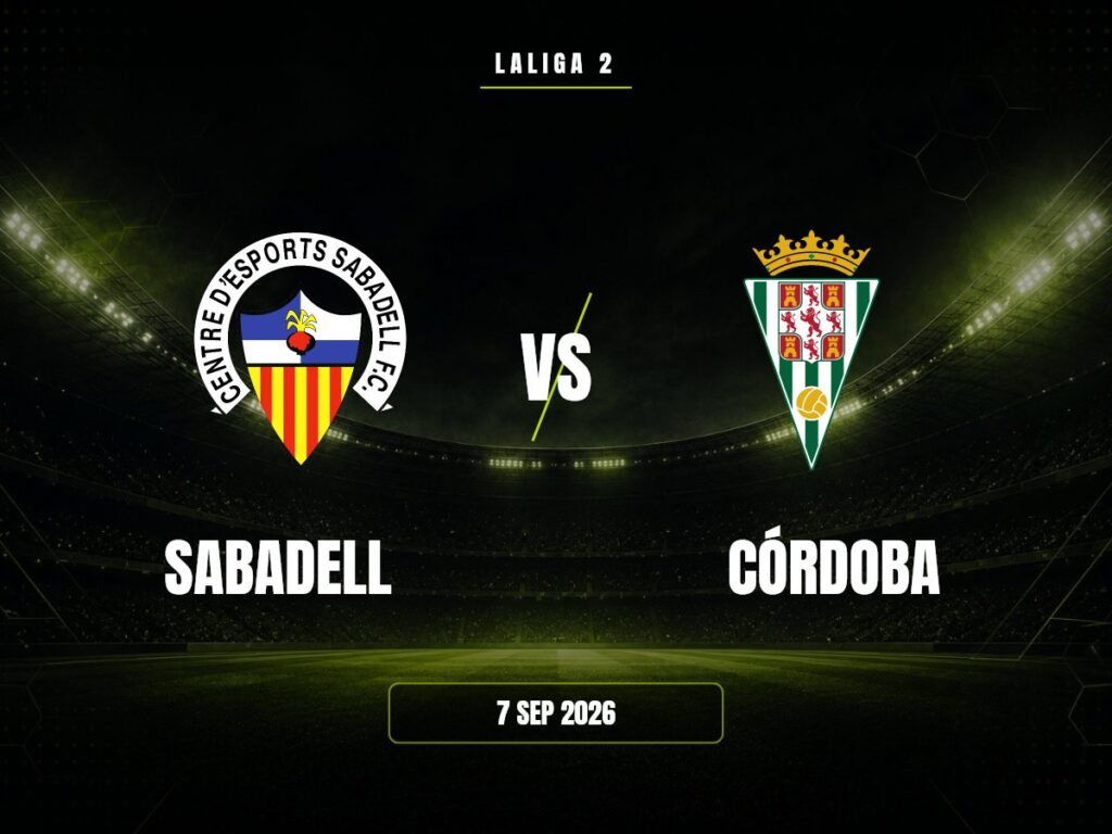 Sabadell contra Córdoba, LaLiga 2