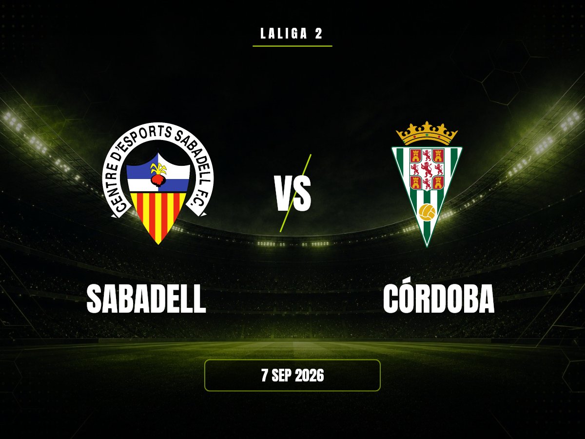 Sabadell vs Córdoba: Pronóstico, Cuotas y Apuestas | LaLiga 2 Sabadell contra Córdoba, LaLiga 2