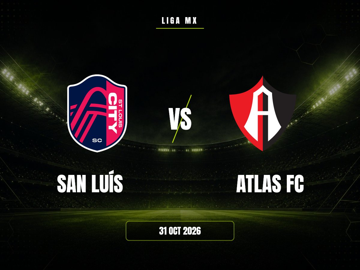 San Luís contra Atlas FC, Liga MX