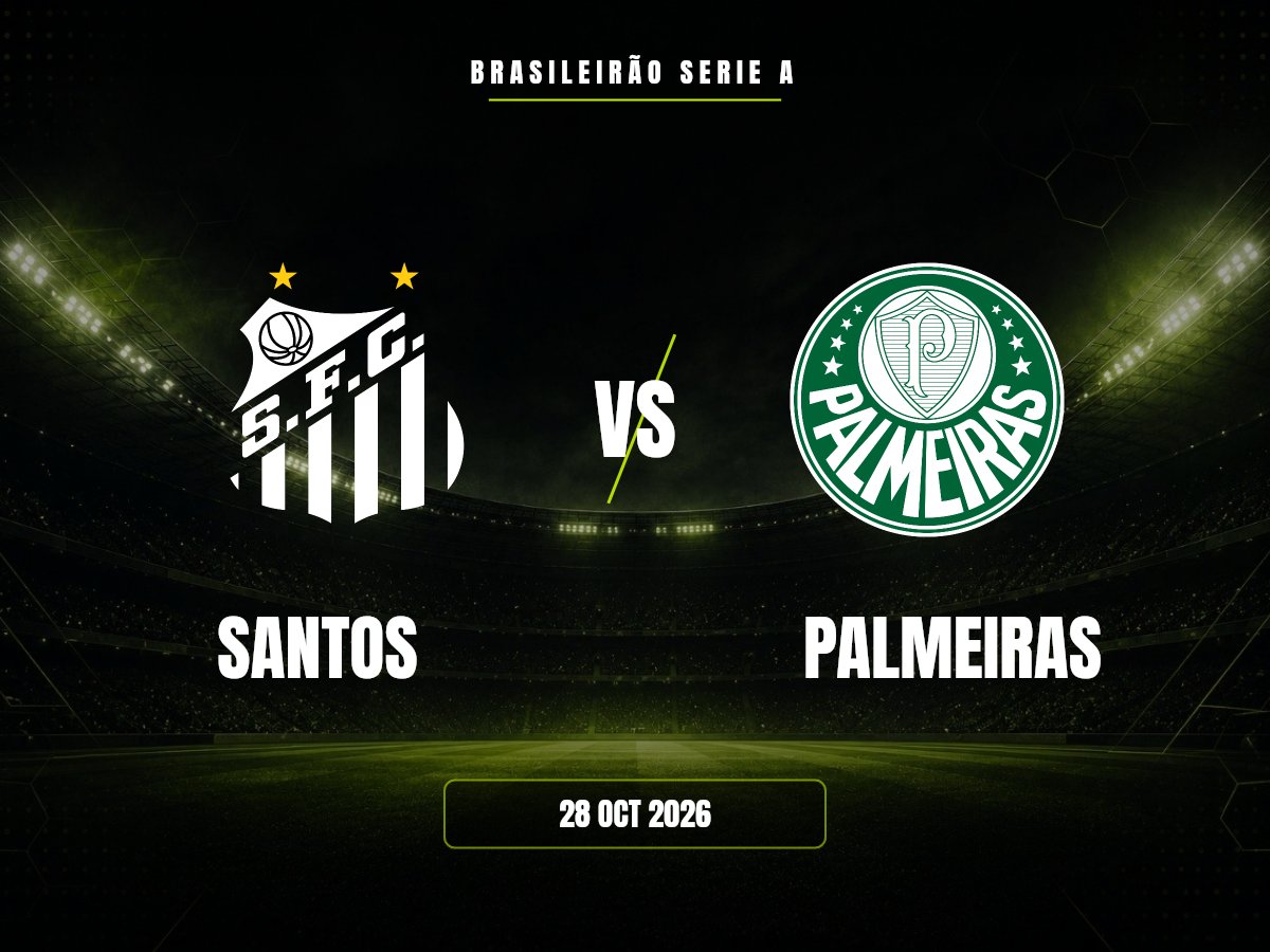 Santos contra Palmeiras, Brasileirão Serie A