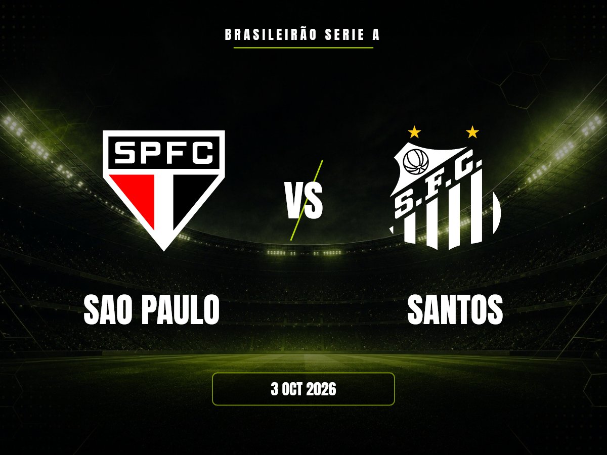 SAO Paulo contra Santos, Brasileirão Serie A