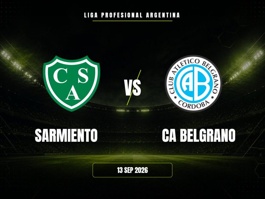 Sarmiento contra CA Belgrano, Liga Profesional Argentina