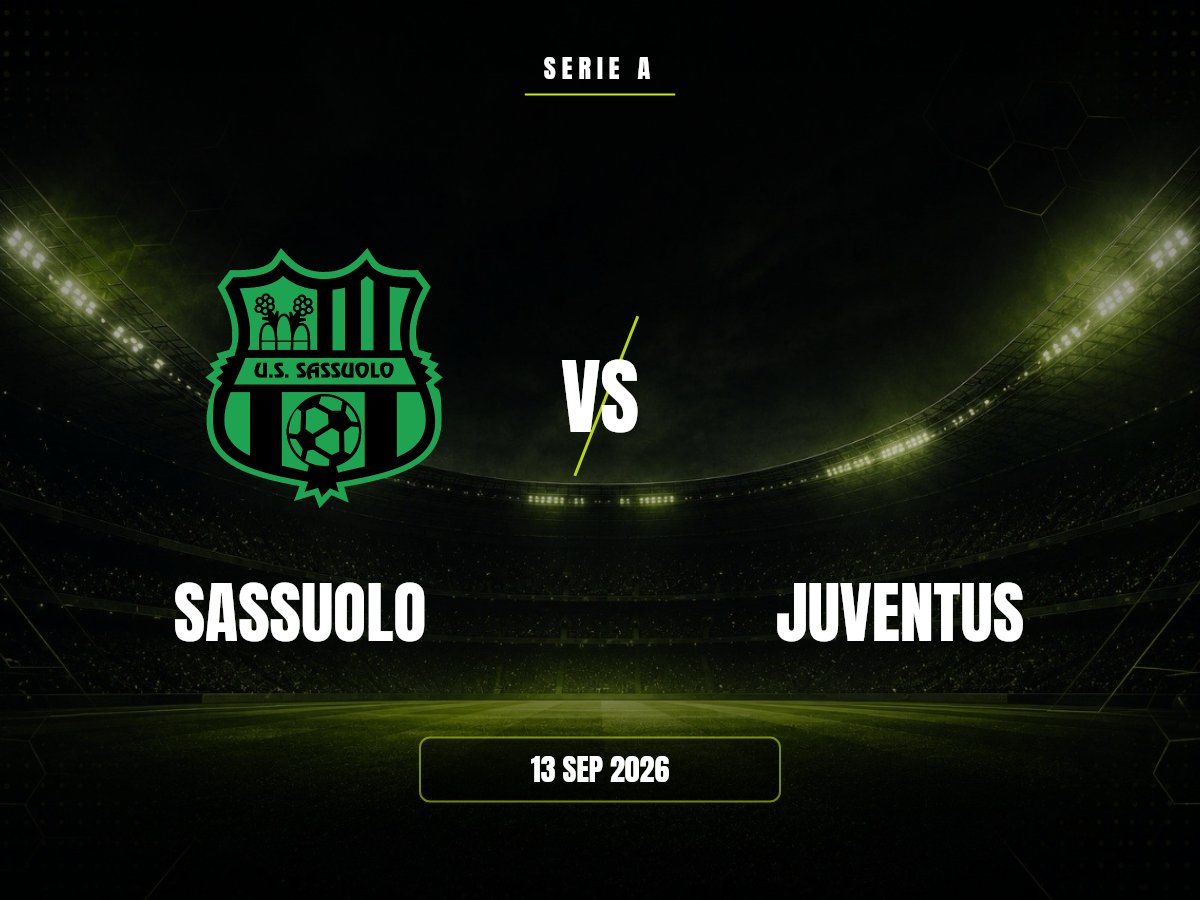 Sassuolo vs Juventus: Pronóstico, Cuotas y Apuestas | Serie A Sassuolo contra Juventus, Serie A