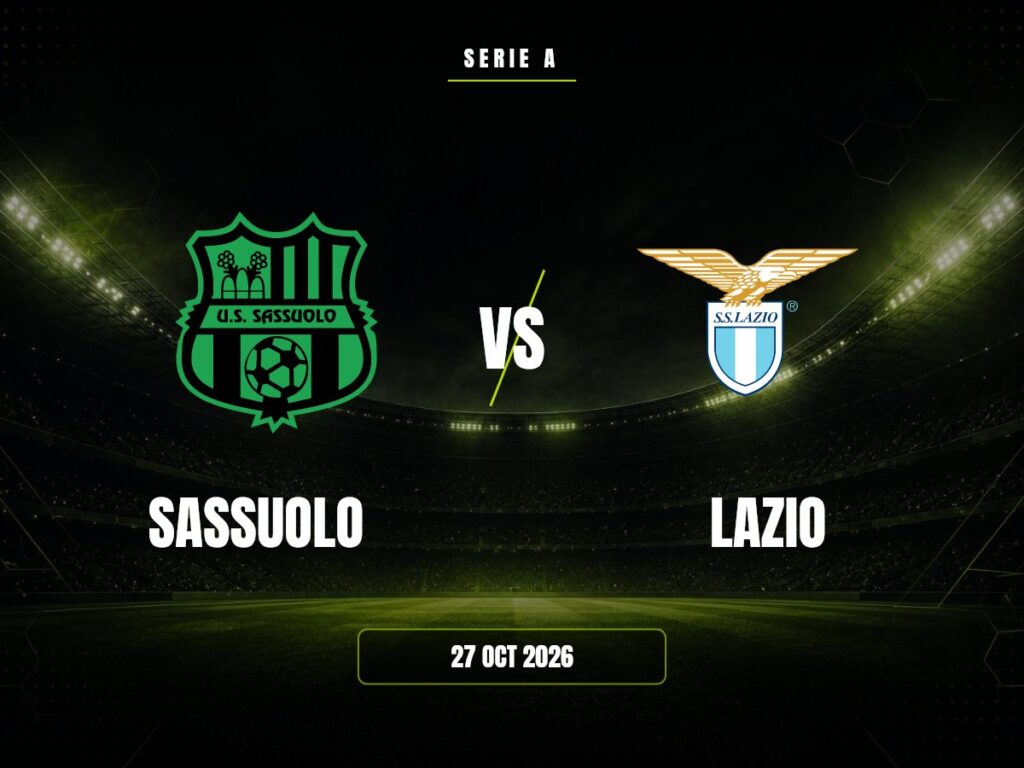 Sassuolo contra Lazio, Serie A