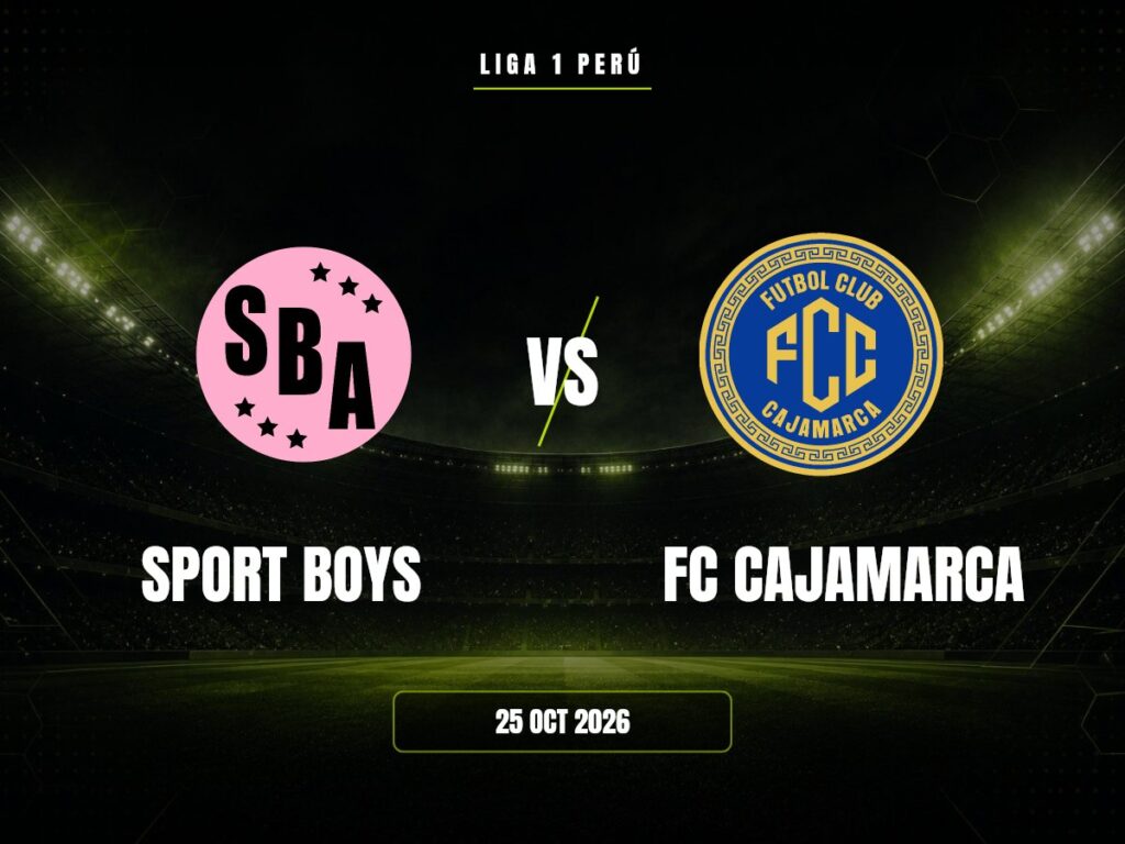Sport Boys contra FC Cajamarca, Liga 1 Perú
