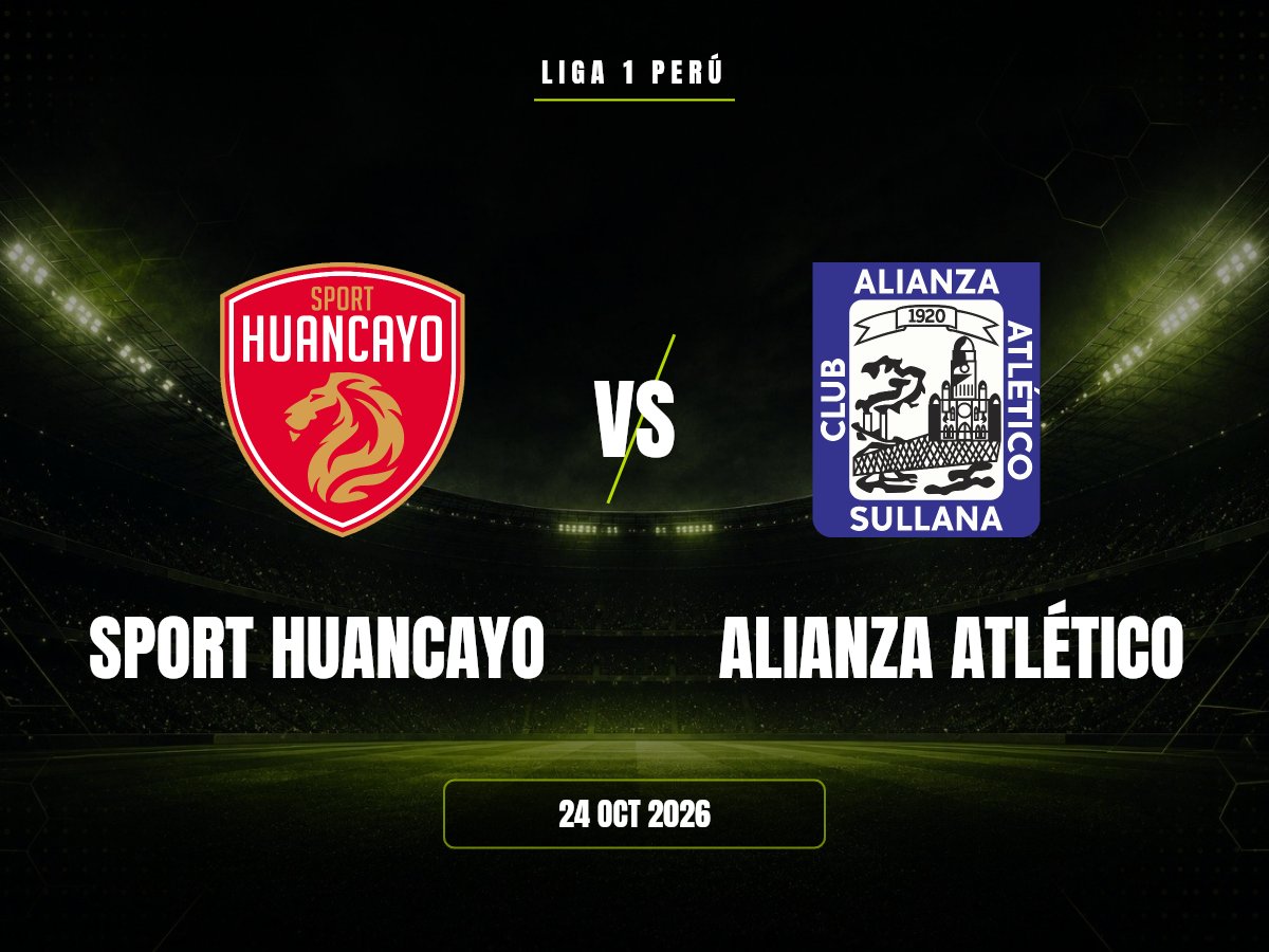 Sport Huancayo contra Alianza Atlético, Liga 1 Perú