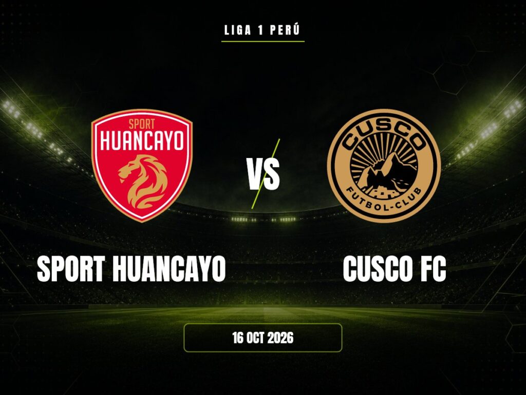 Sport Huancayo contra Cusco FC, Liga 1 Perú