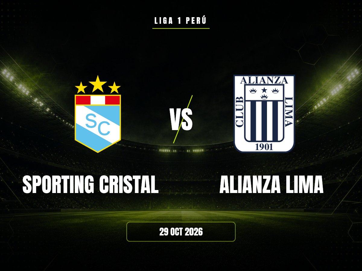 Sporting Cristal contra Alianza Lima, Liga 1 Perú