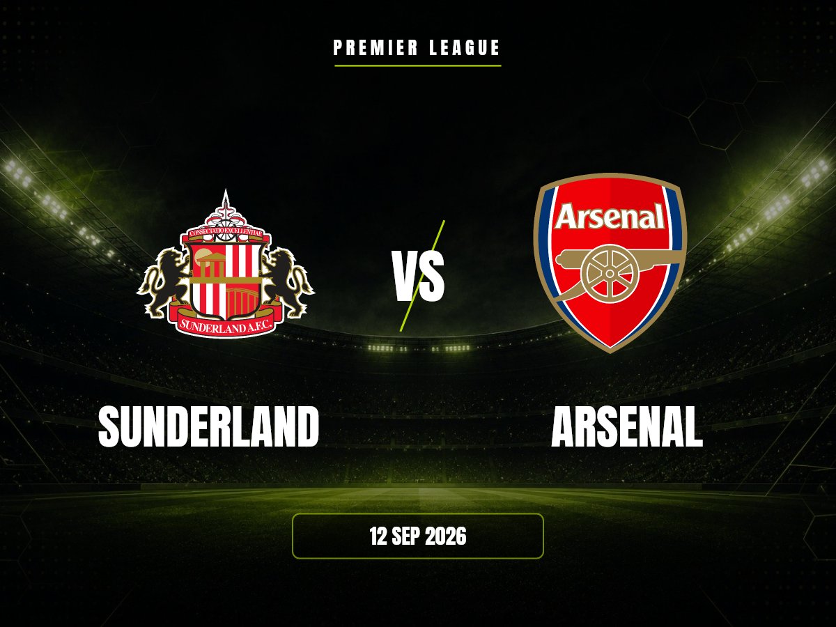 Sunderland contra Arsenal, Premier League