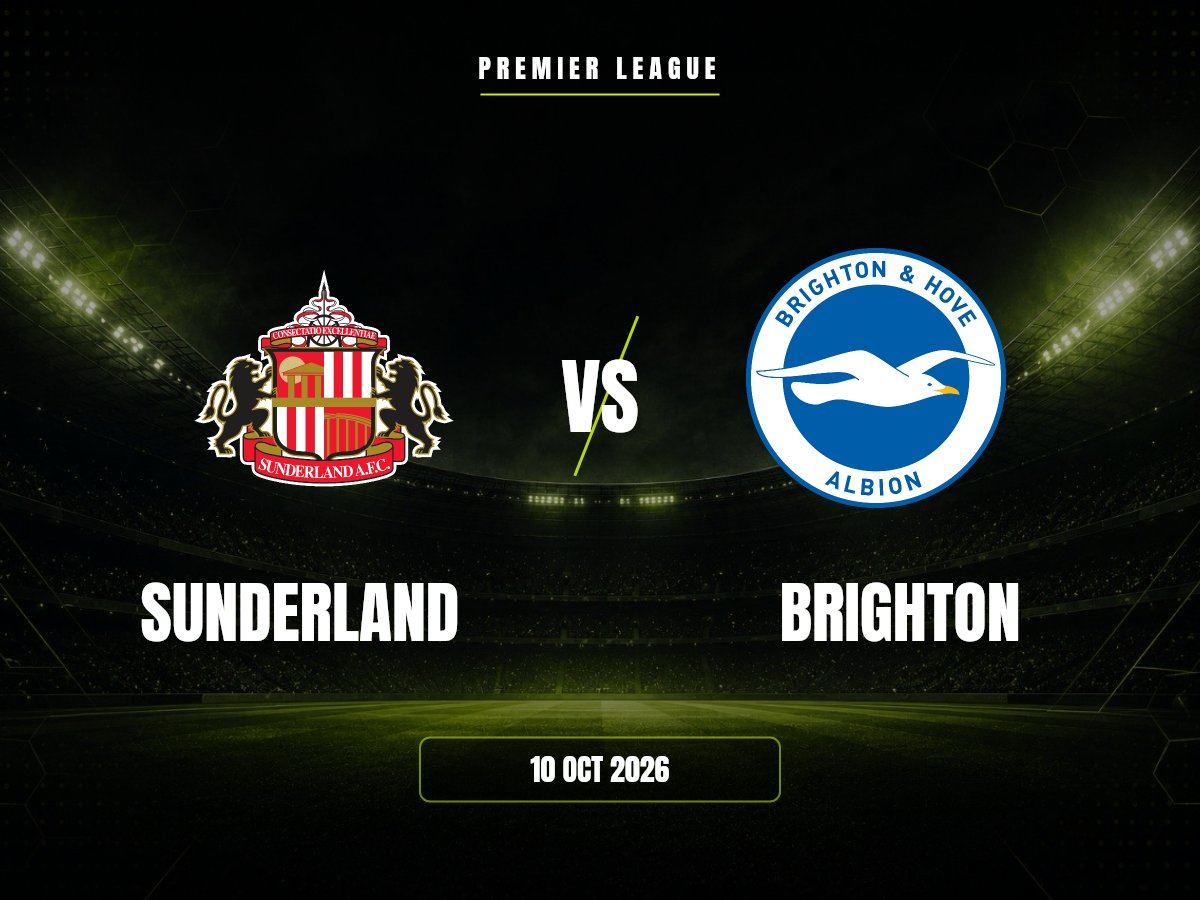 Sunderland contra Brighton, Premier League