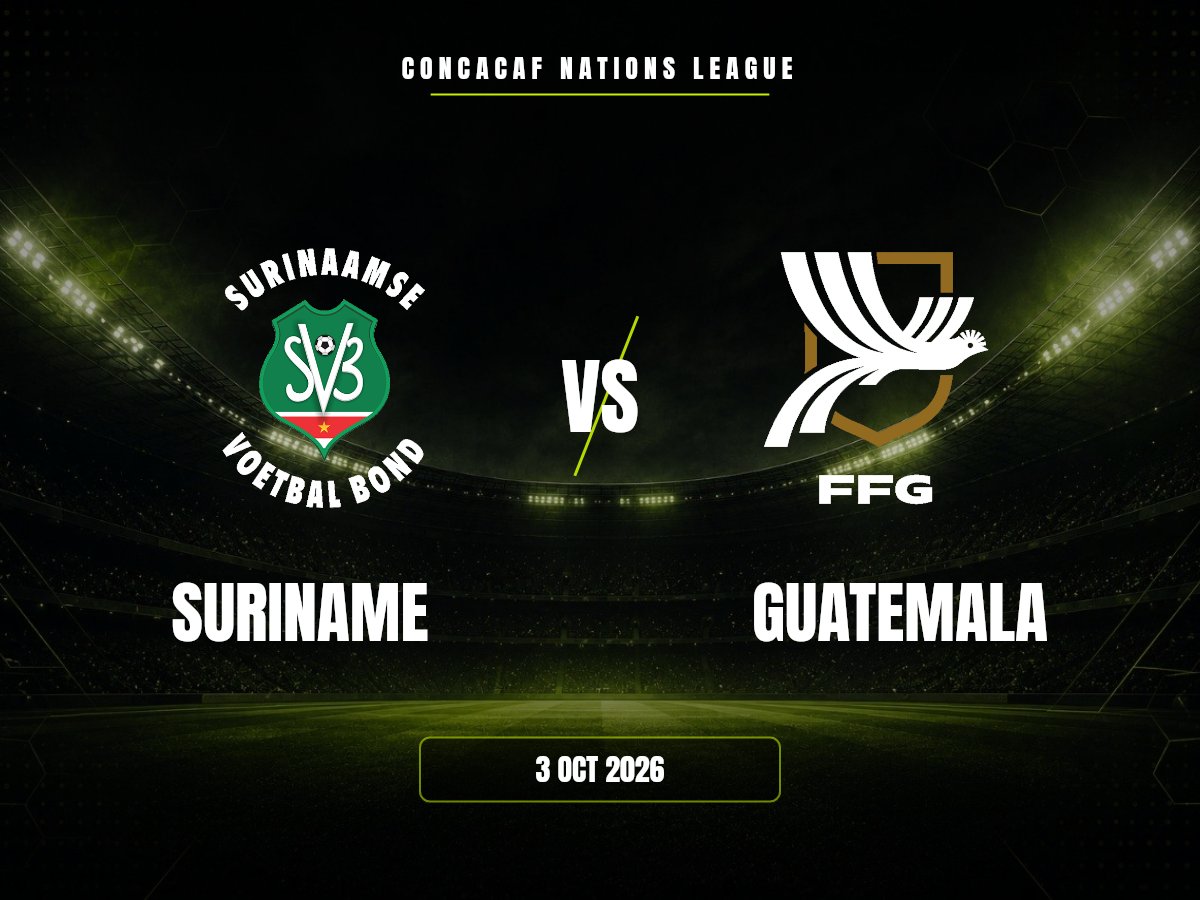 Suriname contra Guatemala, CONCACAF Nations League