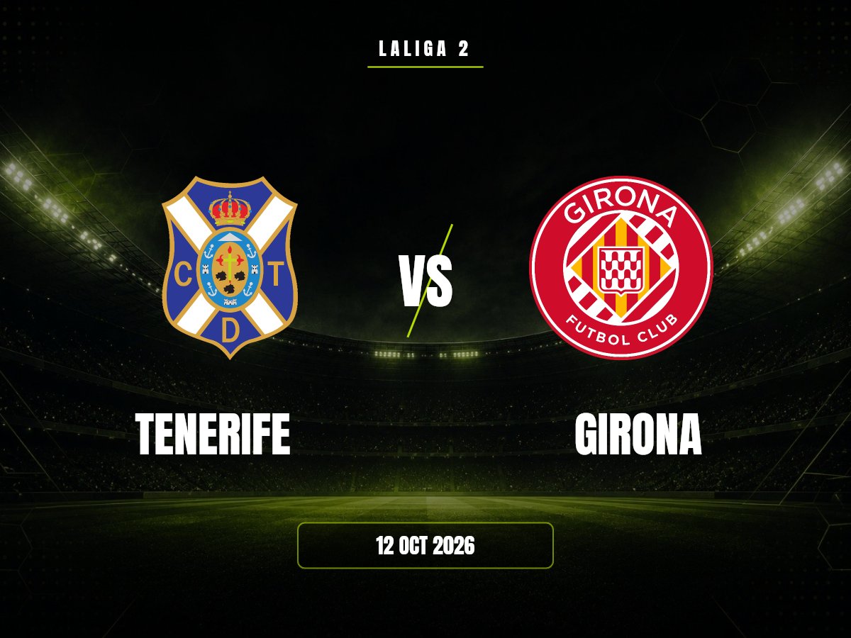 Tenerife contra Girona, LaLiga 2
