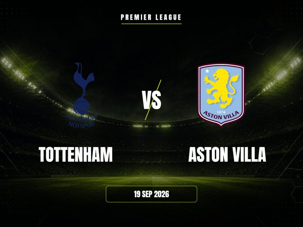 Tottenham contra Aston Villa, Premier League