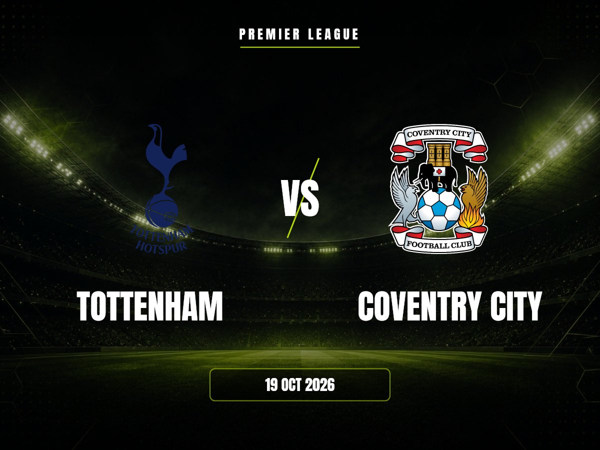Tottenham contra Coventry City, Premier League