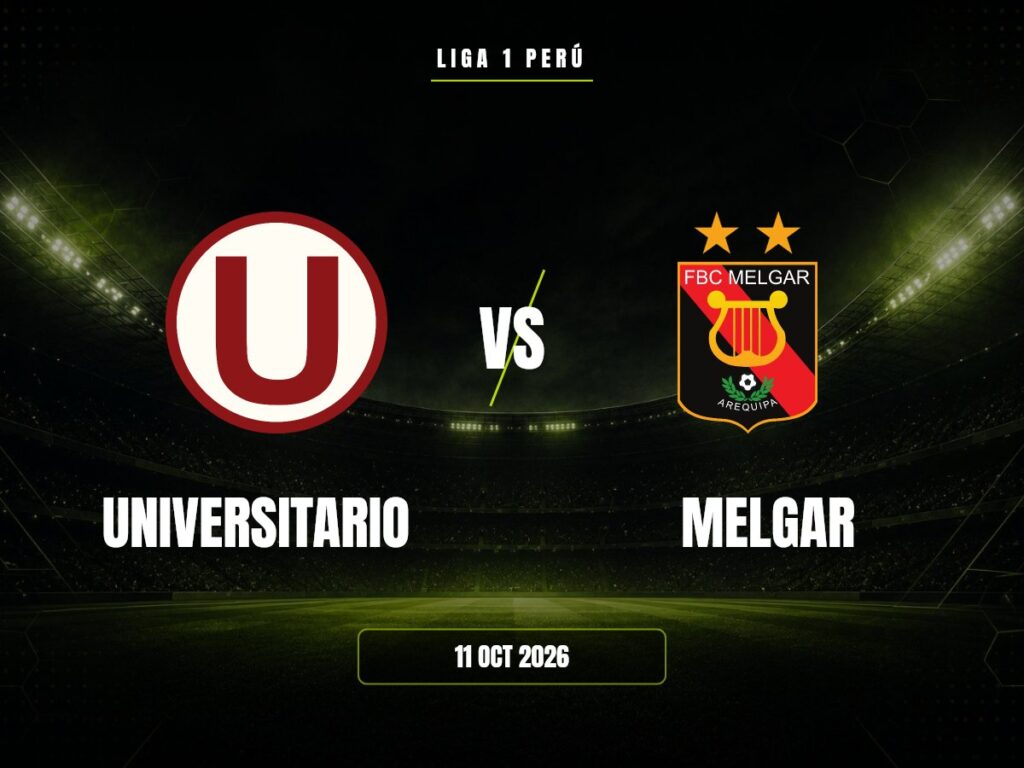 Universitario contra Melgar, Liga 1 Perú