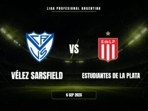 Vélez Sarsfield vs Estudiantes de La Plata: dónde ver, horario y canal | Liga Profesional Argentina