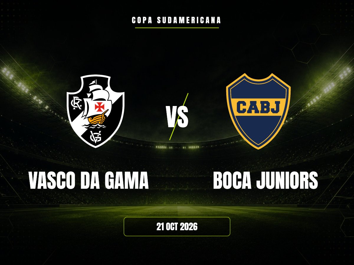 Vasco Da Gama vs Boca Juniors: Pronóstico y Cuotas | Copa Sudamericana Vasco Da Gama contra Boca Juniors, Copa Sudamericana