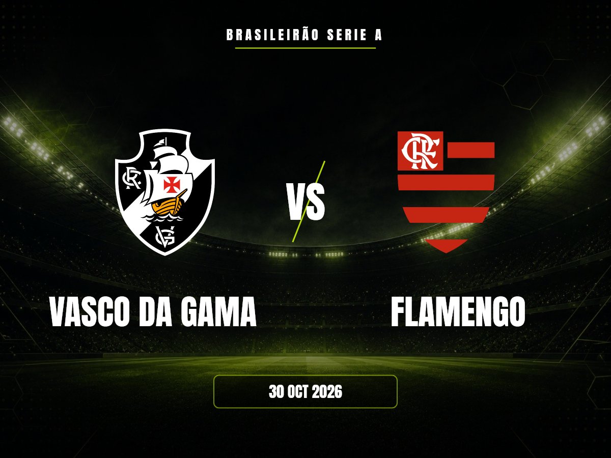 Vasco Da Gama vs Flamengo: dónde ver, horario y canal | Brasileirão Serie A Vasco Da Gama contra Flamengo, Brasileirão Serie A