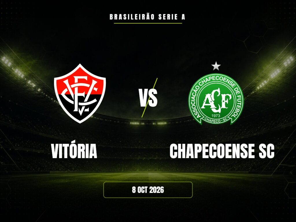 Vitória contra Chapecoense SC, Brasileirão Serie A